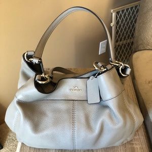 Coach gray Lexi bag